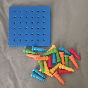 Colorful Peg Board Set for Kids